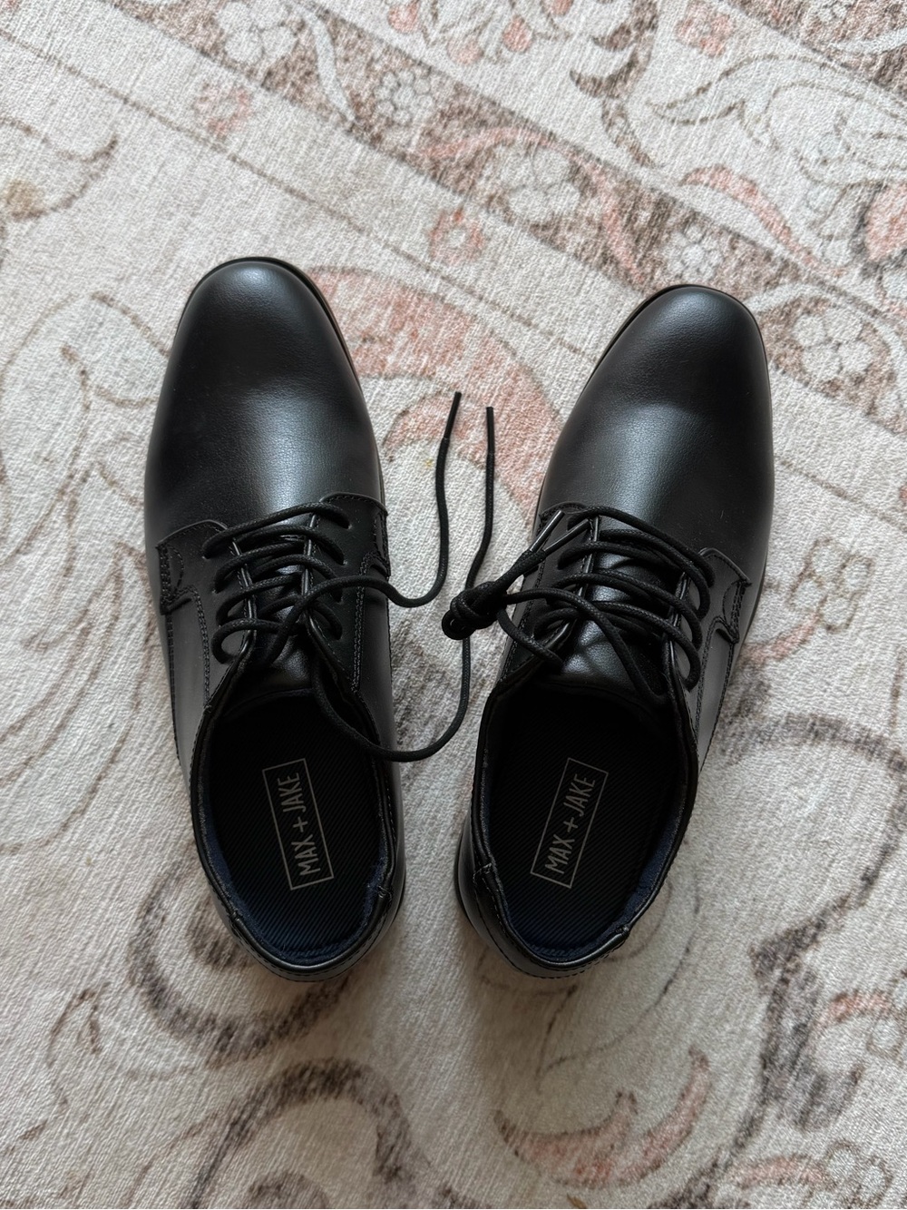 Boys Black Derby Shoes (Unworn)